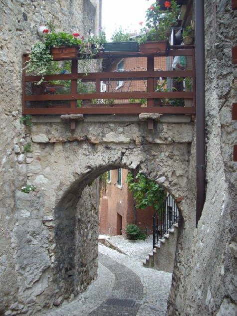 little street in old town