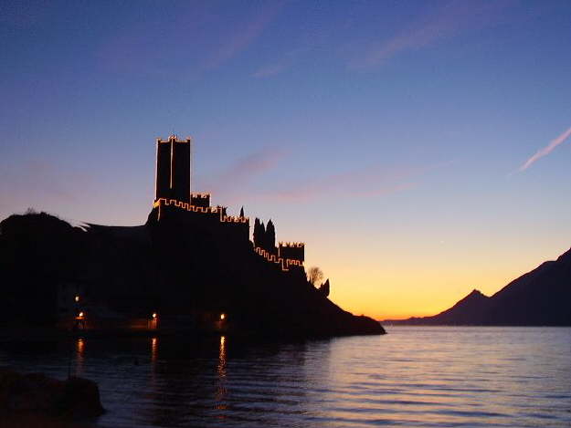 Malcesine at night